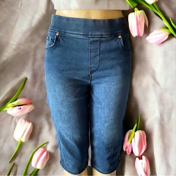 S♥️LD! Gloria Vanderbilt l Avery Capri l Slimming l Pull-on l 5 pocket l 8 l EUC - Picture 8 of 8